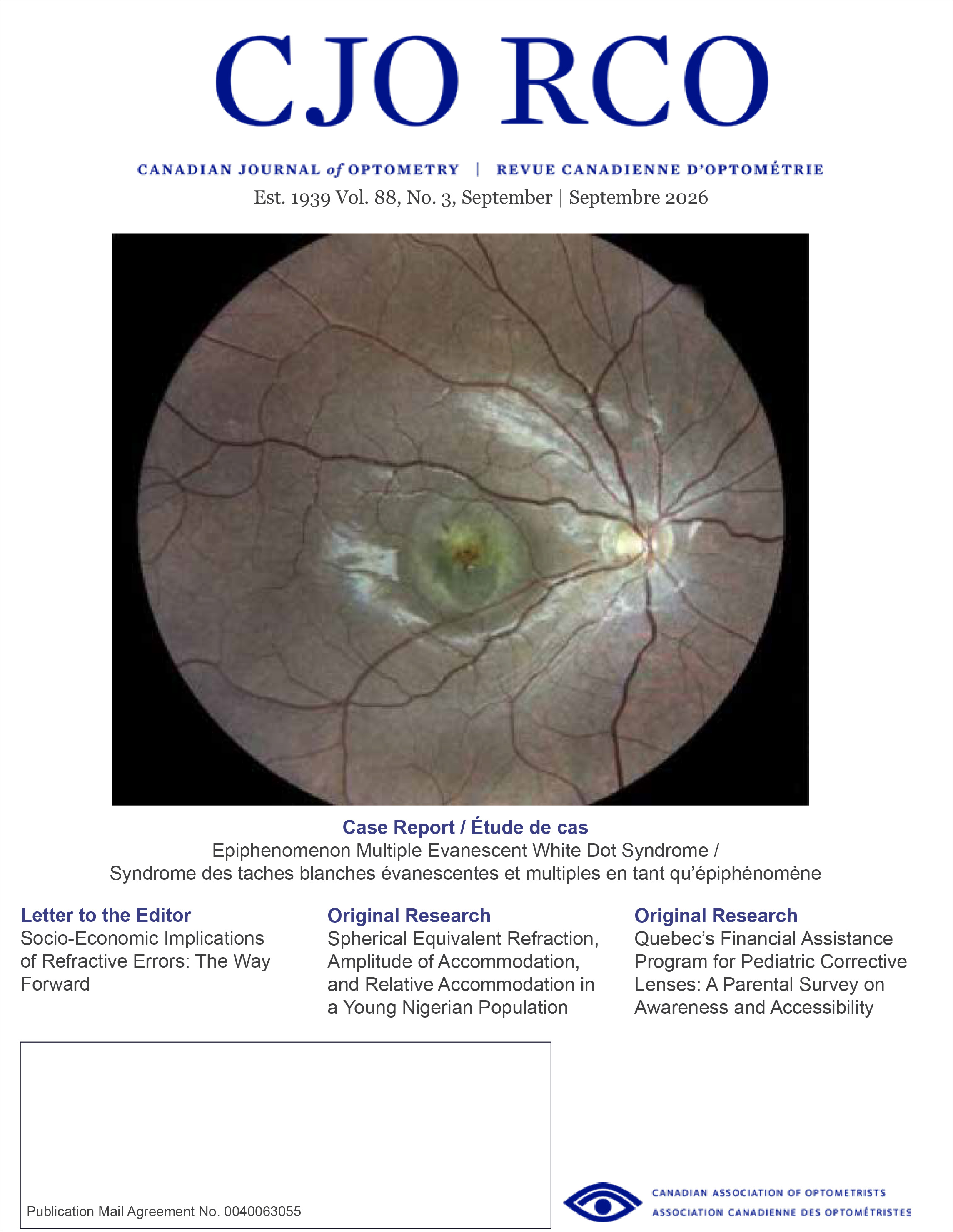 					View Vol. 88 No. 3 (2026): September
				